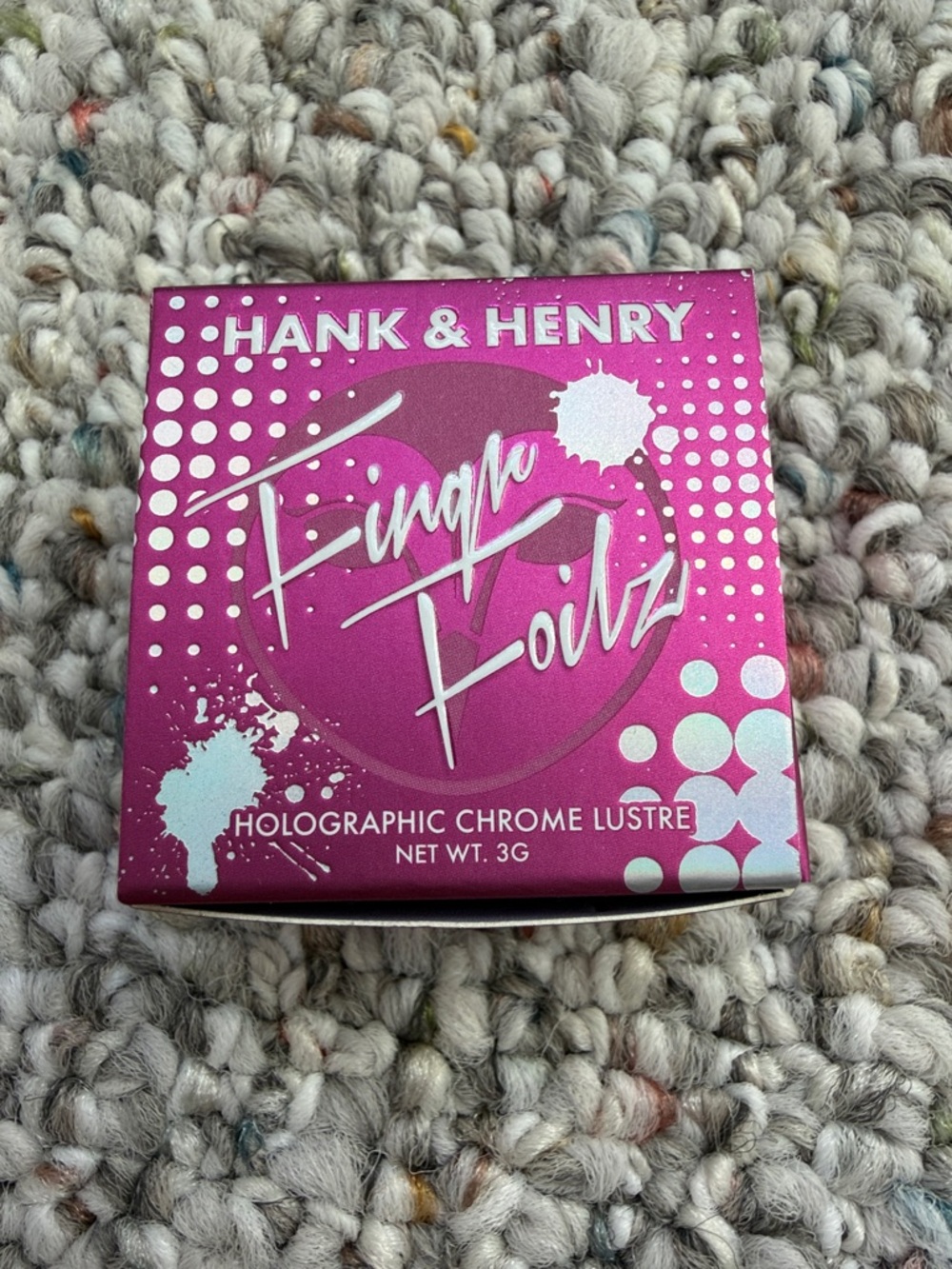 Hank & Henry Flingn Foilz Holographic Chrome Lustre - Pink